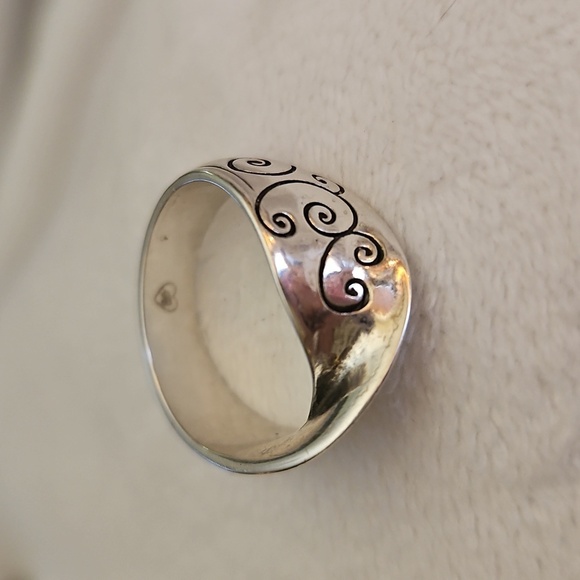 BRIGHTON Elegant Twisted Swirl Scroll Ring Size 9.25 - Picture 4 of 9